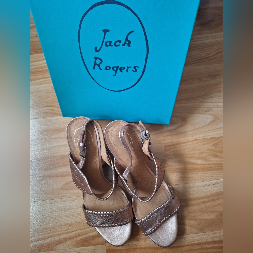 Jack Rogers Vanessa Stacked Wedge Sandals